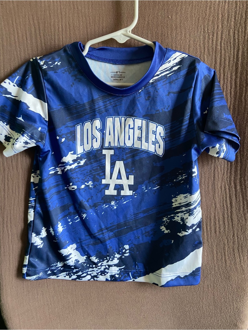 Genuine Merchandise 3T' Blue and White Los Angeles Tee